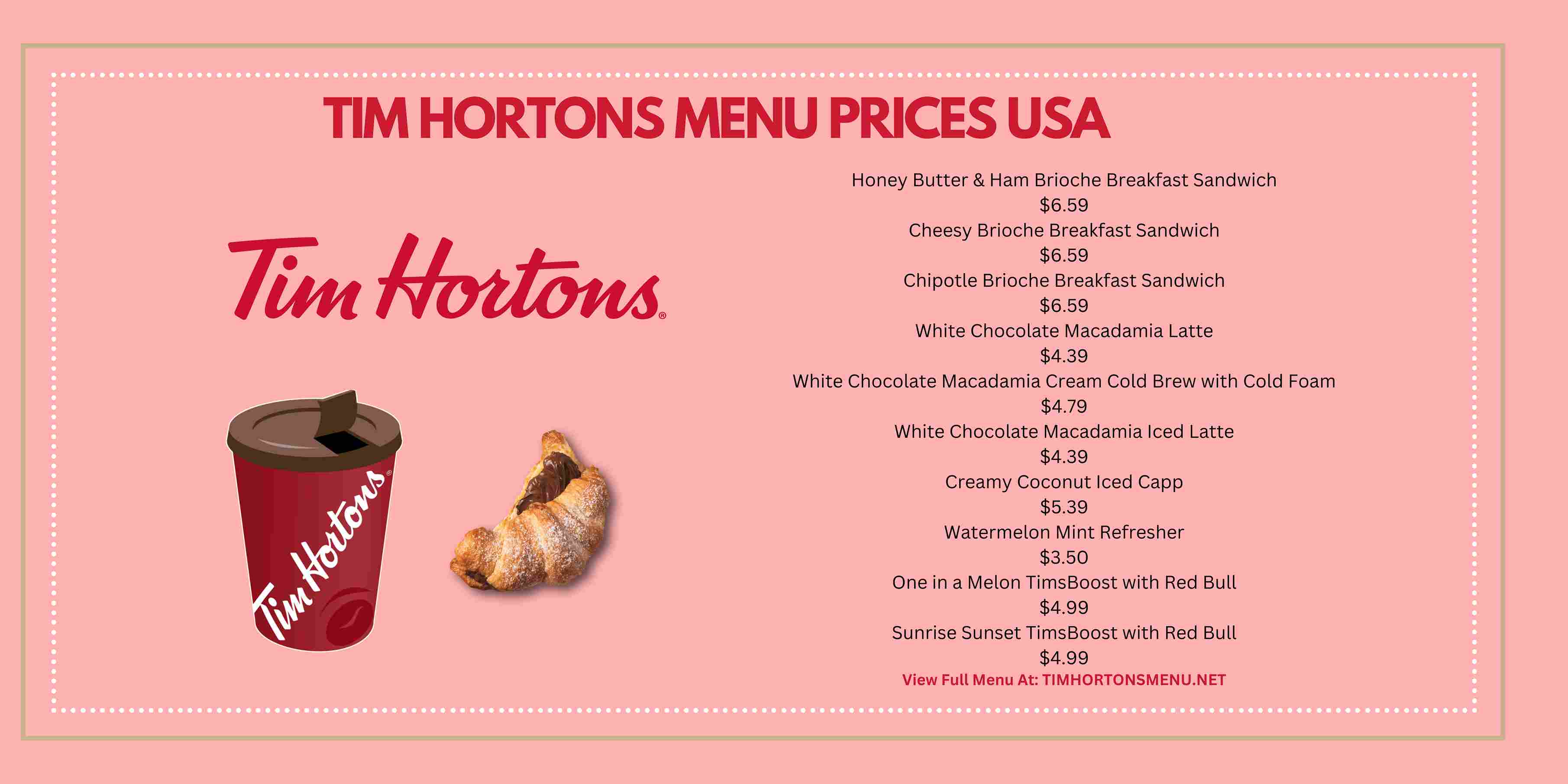 Tim Hortons is making some changes to its menu